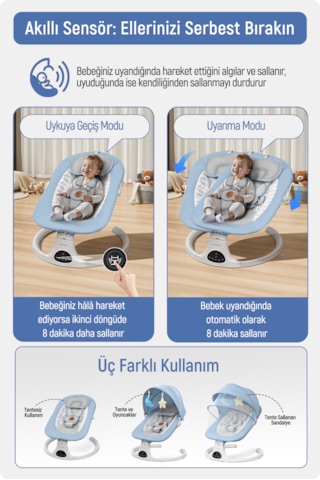 Livenzi Movibaby Hareket Sensörlü Otomatik Ana Kucağı