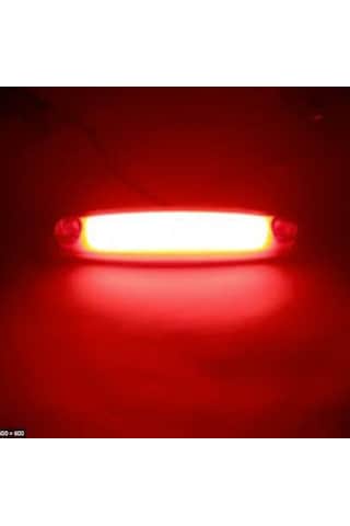 5 Adet 12v-24v Neon Parmak Led Lamba Kırmızı