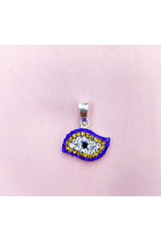 Oriental Kuyumculuk Jewellery Kadın Savaroski Nazarlık Kolye Ucu Gümüş