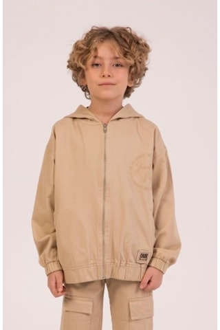 Dmb Kids Dmb Erkek Kapşonlu Ceket 25ydmb7674 Bej