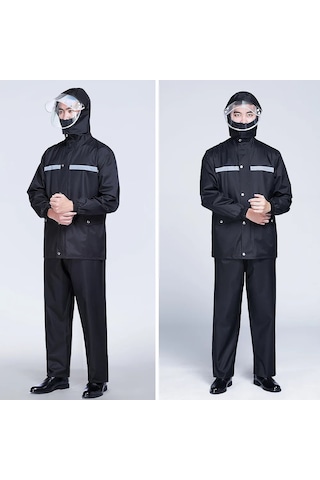 Motosiklet Yağmurluk Rüzgar Geçirmez Yağmur Ceket Yansıtıcı Su