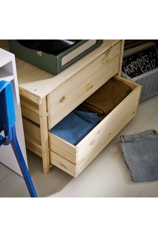 Ikea Kronören Komodin, Çam, 76x48x55 Cm