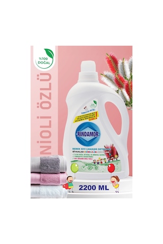 % 100 Doğal Bitkisel Bebek Sıvı Çamaşır Deterjanı Organik Nioli Yağlı 2200 ML