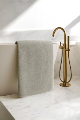 Banyo Havlusu 90x150 Cm %100 Pamuklu Otel Havlusu Gramajlı 600 Gr Gri