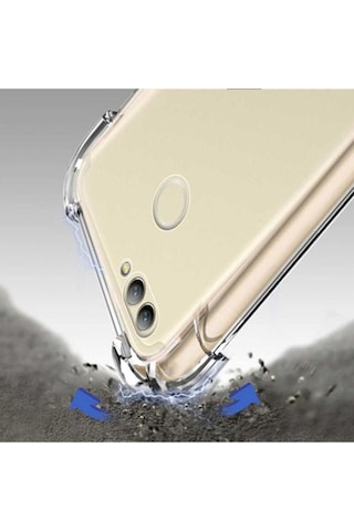 Huawei P Smart Kılıf Zore Nitro Anti Shock Silikon Renksiz
