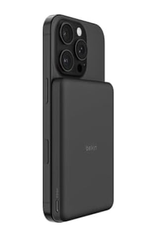 Manyetik Power Bank 5000 Mah, Manyetik Halka Ve Usb-c Porta Sahip İnce Taşınabilir Şarj, iPhone Uyumlu, Galaxy Uyumlu, Pixelsnap, iPad Uyumlu Ve Tablet İçin Batarya Paketi, Usb-c Kablo Dahil, Siyah