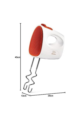 Ariete Mixy El Mikseri 1541/00 - Çırpma Teli, 250 Watt, Hamur Yoğurma, 5 Kademeli Hız Ayarı, 2 Çırpıcı Ve 2 Yoğurma Kancası 002