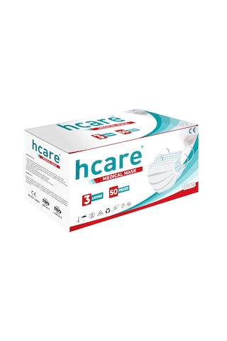 Hcare Maske Telli 50 Adet Hcare Maske Telli 50 Adet