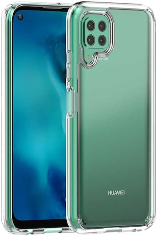 Huawei P40 Lite Kılıf Zore Coss Şeffaf Sert Silikon Kılıf Renksiz