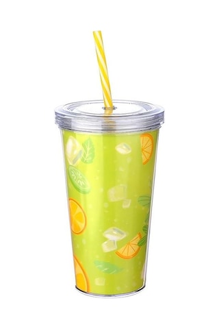 Cool Lime Bardağı - Limeshake Bardak 600 Ml Renkli