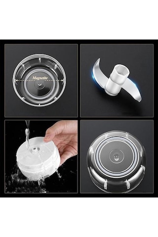 Elektrikli Gıda Kırıcı Mini Sarımsak Basın Sarımsak Sebze Kıyıcı Mutfak Ezilmiş Sarımsak Zencefil Ezilmiş Biber Yeşil, 100ml Antrasit