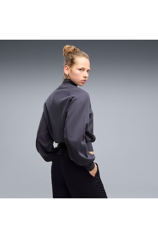 Puma Her Mock Kadın Mor Dik Yaka Sweatshirt Çok Renkli