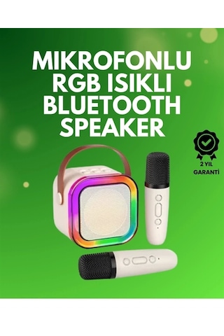 Taşınabilir Bluetooth Karaoke Sistemi Geniş Pil Kapasitesi