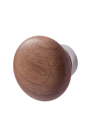 Suntek Ahşap Duvar Kancası Çok Amaçlı Tek Katlı Şapka Siyah Ceviz