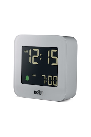 Braun Bc08g Gri Klasik Seyahat Dijital Alarmlı Masa Saati Brn.bc08g