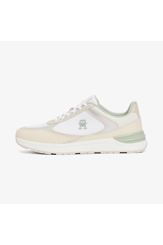 Tommy Hilfiger Leather Kadın Krem Sneaker Fw0fw08472 Krem