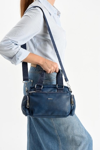 Suni Deri Kadın Omuz Çantası 25 17 Cm Çapraz Askılı Postacı Çanta Mega Bag Vegan Deri Kol Çantası Lacivert
