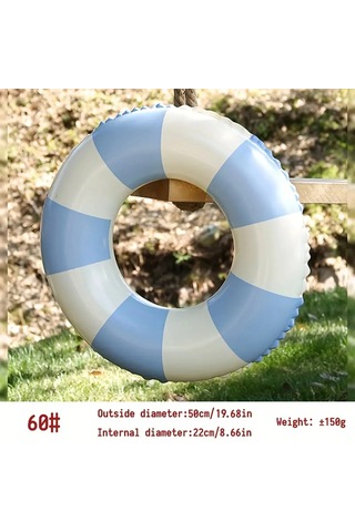 1 Adet Rahat Ve Dayanıklı Şişme Yüzme Simidi-havuzda Veya Plajda