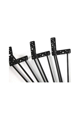 Firkete Sehpa Masa Ayağı 45 Cm. 3 Adet Siyah