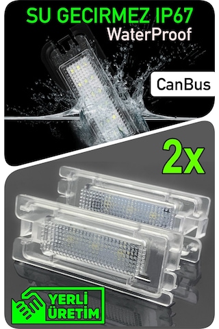Renault Modus / Grand Modus Canbus Led Plaka Aydınlatma Ledi Lambası