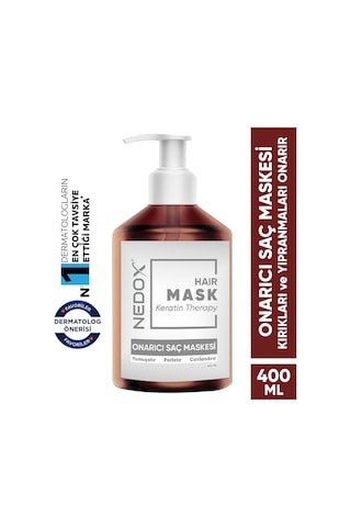 Nedox Manolya Kokulu Yoğun Parlaklık Kolay Tarama Saç Bakım Maskesi 400 ML