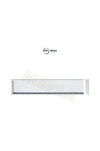 Paslanmaz Krom Metal Plakalık 52.7Cm X 11.5Cm 2 Adet 357558117