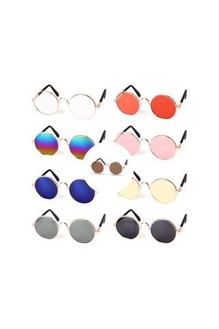 Geekyou Kedi Köpek Güneş Gözlüğü - Evcil Hayvanlar İçin Moda Aksesuarı, Kişisel Stil Ve Güneş Koruma - Mor