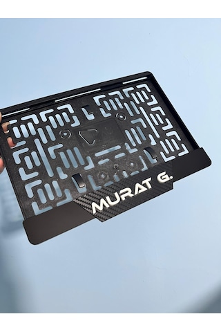 Kişiye Özel Karbon Pleksi Motor Plakalığı