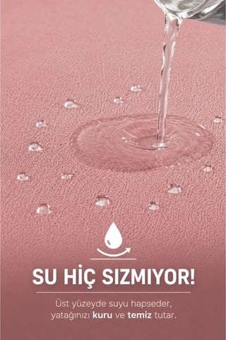 Formeya Pudra Mikro Fitted Sıvı Geçirmez Yatak Koruyucu Alez