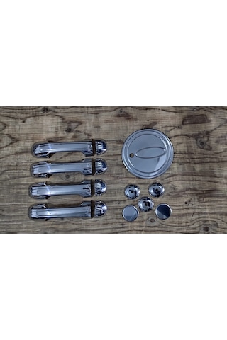 Ford Connect 2002-2009 Krom Kapı Kolu- Depo Kapağı-Kilit Açma Set