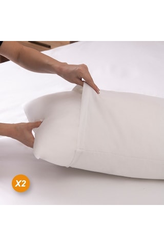 2 Adet Sıvı Geçirmez Fermuarlı Yastık Alezi