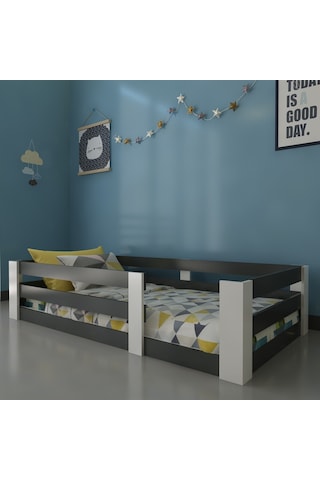 Herseycik Ninnimo Montessori Suntalam Karyola Y19-Beyaz-Antrasit Antrasit - Beyaz Herseycik Ninnimo Montessori Suntalam Karyola Y19-Beyaz-Antrasit Antrasit - Beyaz