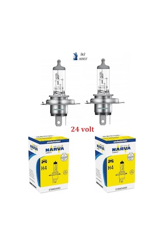 (İKİ ADET) NARVA H4 24V. 75/70W STANDART AMPUL (48892)