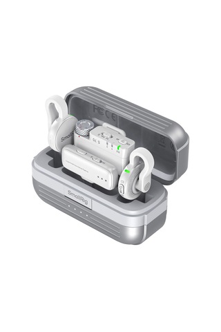Smallrig - 5716 S70 Beyaz 2 Kişilik 48khz/24bit Kablosuz Yaka Mikrofonu