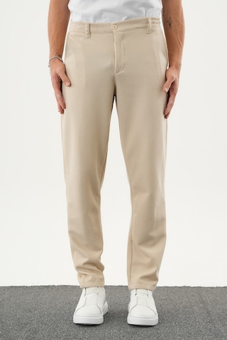 Redline Arden Kışlık Kalın Slim Fit Kemerli Erkek Pantolon Bej