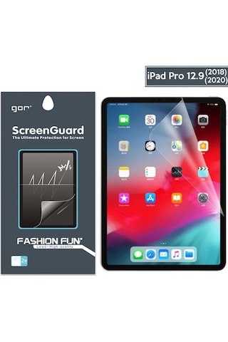 Gor Apple Uyumlu iPad, Pro 12.9 2021 - 2020 - 2018 Darbe Emici Ekran