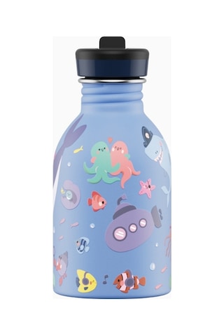 Kids Bottle Ocean Friends Paslanmaz Çelik Çocuk Su Matarası 250 Ml Renkli
