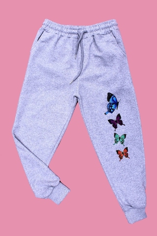 Fyk Kids Kız Çocuk 3'lü Baskılı Eşofman Altı Lacivert