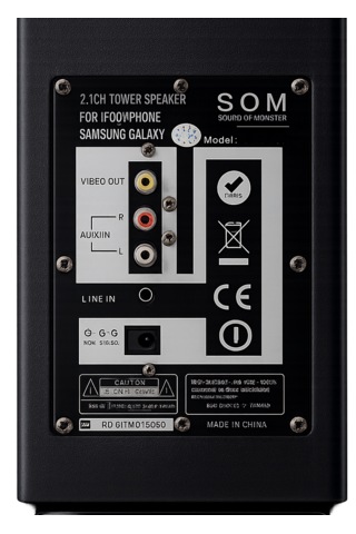 Som Tower Speaker Ohm-7001bluetooth Dikey Hoparlör