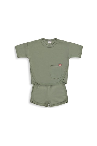 Civil Baby Cepli Basic 6-18 Ay Takım - Haki Açık Haki