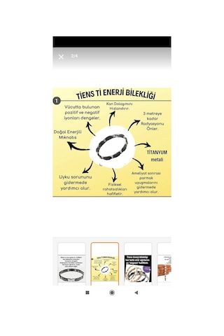 Tiens Ti - Enerji Bileklikleri (siyah) Mıknatıslı Bileklik Siyah