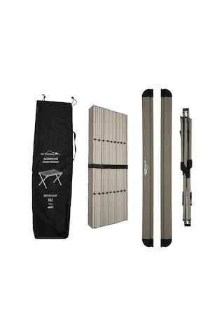 Yek Outdoor Campout Alüminyum Xxl Büyük Masa + 4 Campout Mogan Sandalye Set Diğer