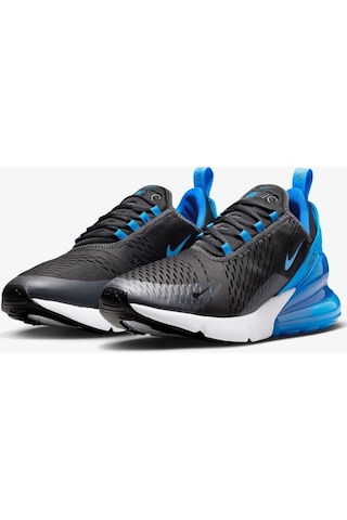 Nike Air Max 270 Ah8050-028 Siyah Mavi Erkek Sneaker Dar Kalıp Siyah - Mavi