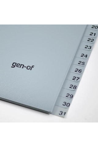 Gen Of Ayraç Seperatör 1 31 Rakamlı 3 Adet Gen 1300