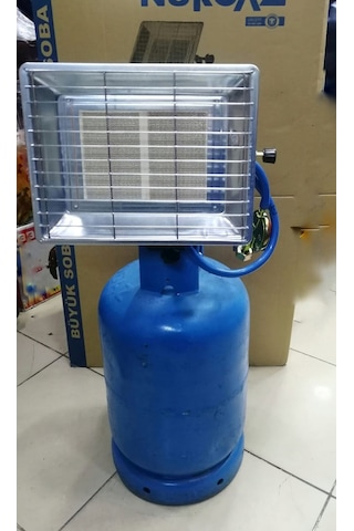 Nurgaz Tüplü Büyük Soba+Dedantör Seti