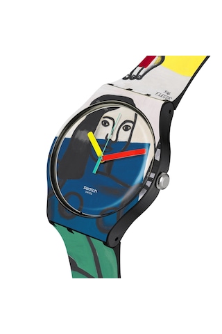 Swatch Suoz363 Leger's Two Women Holding Flowers Unisex Kol Saati