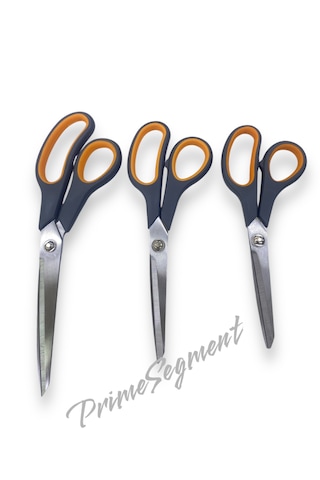 Primesegment Paslanmaz Çelik Makas Seti Terzi Kırtasiye Okul Makası