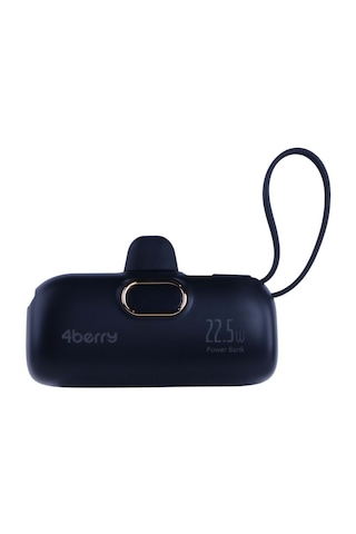 Dx269b Siyah Powerbank 5.000 Mah, 22.5 W Type-c Hızlı Şarj