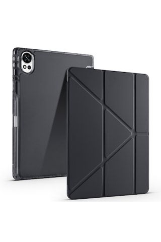 Huawei Matepad 12x Kılıf Tri Folding Kalem Bölmeli Standlı Kılıf