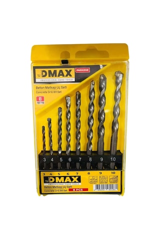Beton Matkap Ucu Seti, Dmax 8 Parça Model Dmx4348 Beton Matkap Ucu Seti, Dmax 8 Parça Model Dmx4348